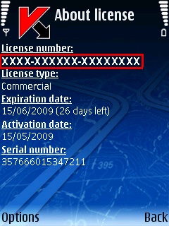 Kaspersky Mobile Security for Symbian