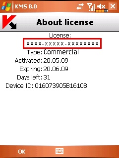 Kaspersky Mobile Security for Windows Mobile